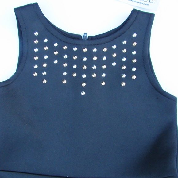 The Children's Place Girls XS 4 Black Dress - Picture 3 of 5